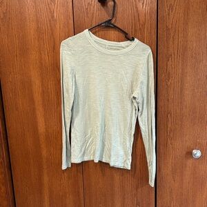 Light sage green long sleeve shirt